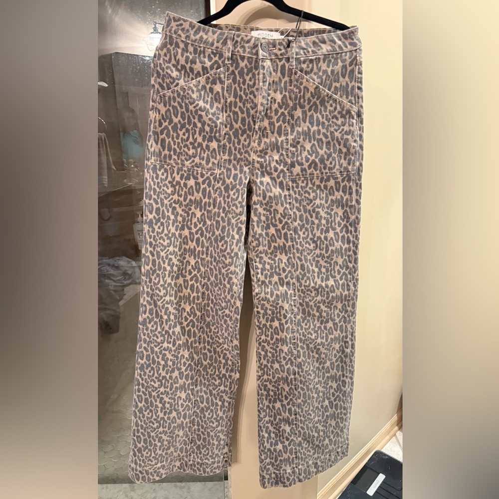 Leopard Print Happi Hidden Jeans